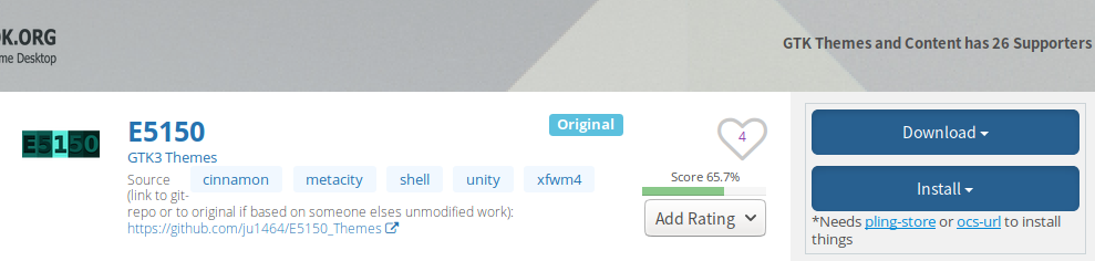 Download theme